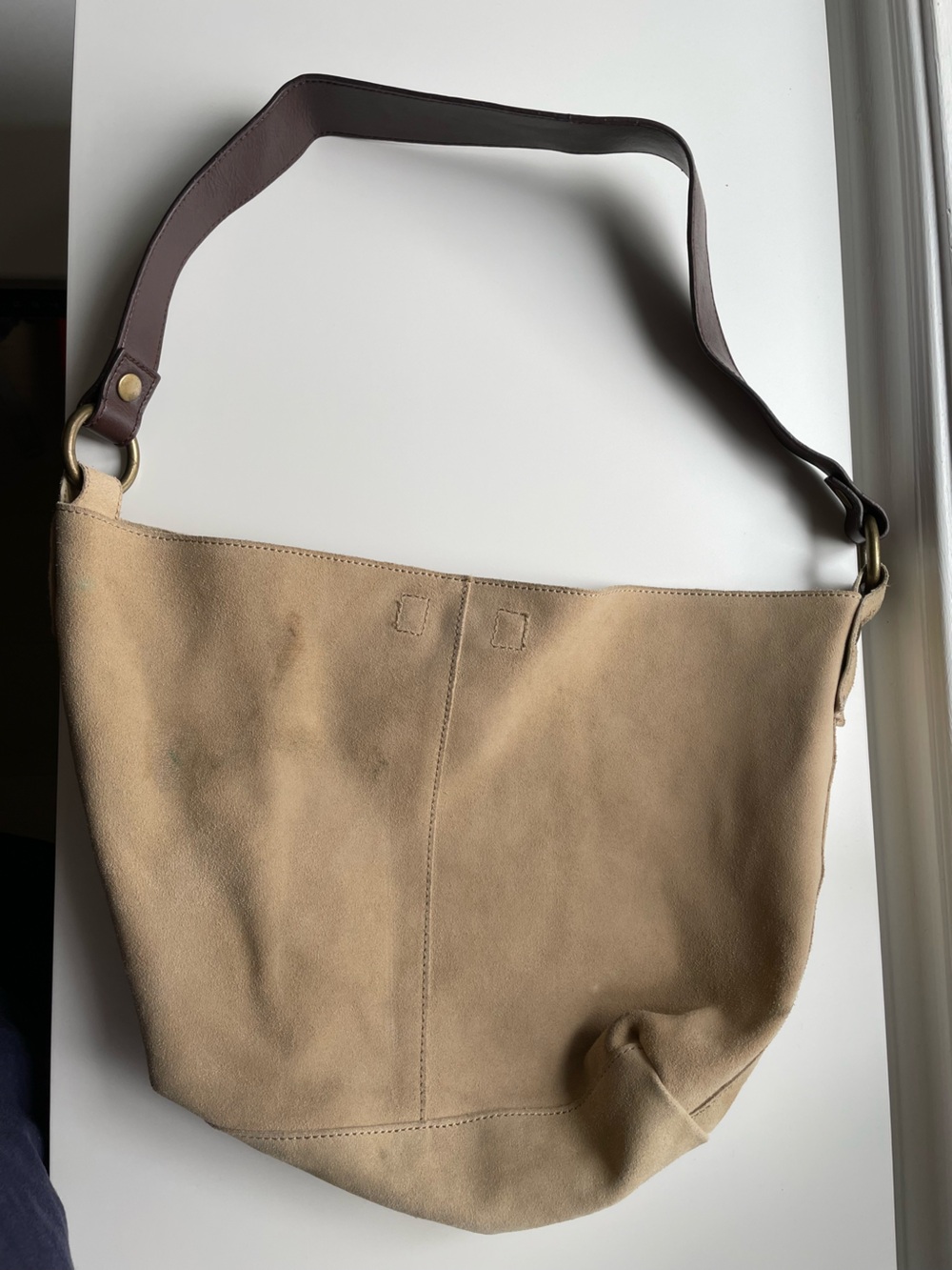 Brown hobo bag